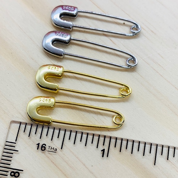 Pin Earrings - Picture 2 of 2